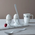 Wik & Walsøe - Julemorgen Girlander eggeglass, 2pk thumbnail