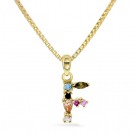 Pan Jewelry - Bokstavsmykke med zirkonia thumbnail