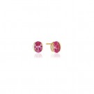 Sif Jakobs - Ellisse Carezza Øredobber med rosa zirkonia, 18k gullbelagt thumbnail