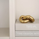 Cooee Design - Knot Table Small, Gold thumbnail