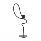 Ferm Living - Valse Lysestake H28, Black thumbnail