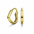 Pan Jewelry - Hjerteglimt Øreringer i forgylt sølv thumbnail