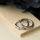 Pan Jewelry - Øreringer i sølv med zirkonia thumbnail