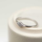 Pan Jewelry - Ring i sølv med zirkonia thumbnail