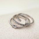 Pan Jewelry - Ringer i sølv med zirkonia thumbnail