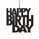 Felius Design - Happy Birthday, sort – 2 stk. thumbnail