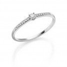 Gulldia - Forever Ring i hvitt gull med dia 0,10ct thumbnail