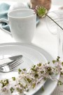 Aida - Relief Frokosttallerken Hvit 23cm, 4stk thumbnail