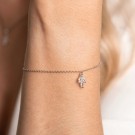 Pan Jewelry - Armbånd i sølv med zirkonia thumbnail