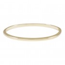 Snö of Sweden - Domino Thin Oval Armring i forgylt messing thumbnail
