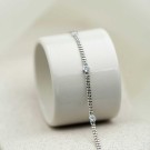 Pan Jewelry - Armbånd i sølv med hvit zirkonia thumbnail
