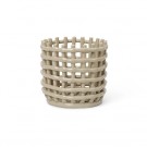 Ferm Living - Ceramic basket, Cashmere thumbnail