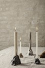 Ferm Living - Stone Candle Holder Small, Svart thumbnail