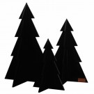 Felius Design - Juletrær 3 stk, Svart thumbnail