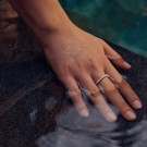 Sif Jakobs - Ellera Perla ring med ferskvannsperler, 18k gullbelagt thumbnail