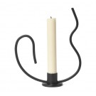 Ferm Living - Valse Lysestake H18,4, Black thumbnail