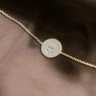 Pan Jewelry - Mamma armbånd i forgylt sølv med zirkonia thumbnail