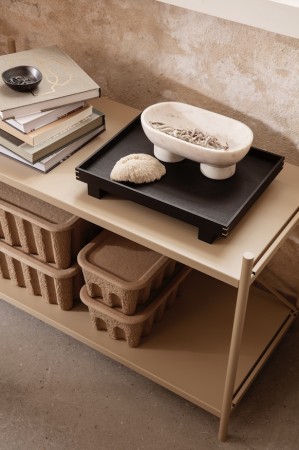 Ferm Living - Bon Wooden Tray Small - Bl. Stained Oak