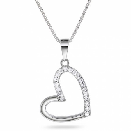 Pan Jewelry - Smykke i sølv med zirkonia hjerte