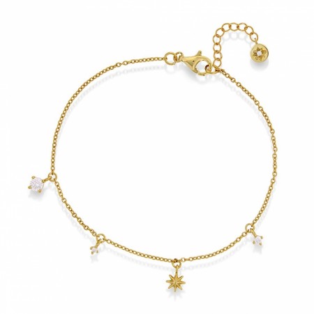 Janne Formoe by Pan Jewelry Armebånd i sølv med cz