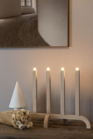 Trend Collection - Adventstake 4-armet, Natur