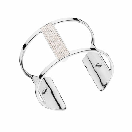 Les Georgettes - Barrette armring 40mm, sølvbelagt