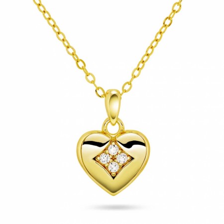 Prins & Prinsesse - Smykke i sølv med zirkonia hjerte