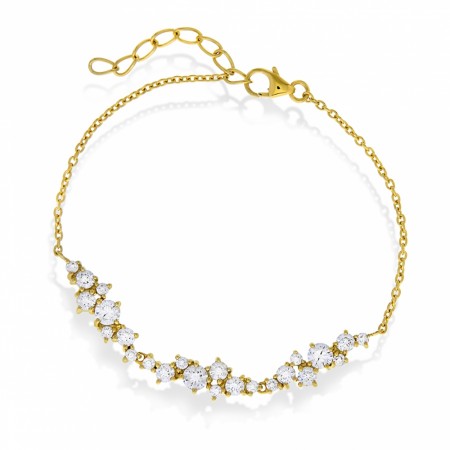 Janne Formoe by Pan Jewelry - Armbånd i sølv med zirkonia