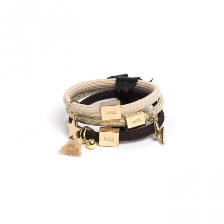 Dark hair ties 3 pk