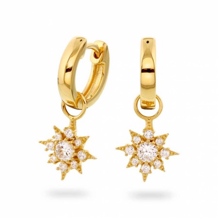 Janne Formoe by Pan Jewelry Øredobber i sølv med zirkonia