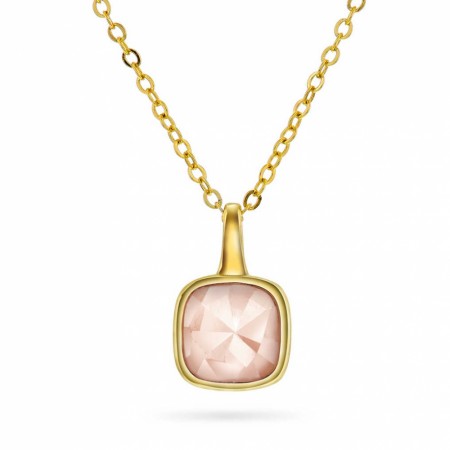 Sandra Lyng x Pan Jewelry - Smykke i forgylt sølv med rosa opal, KJÆRLIGHET