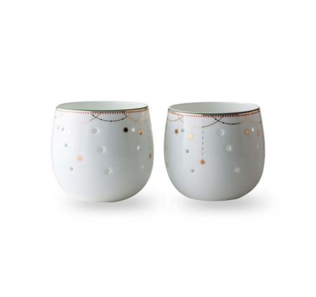 Wik & Walsøe - Julemorgen Lyslykt 8cm, 2pk