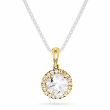 Pan Jewelry - Smykke i gull med diamanter 0,12 ct WSI