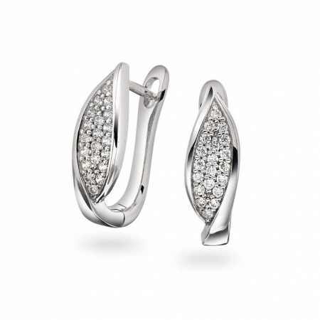 Pan Jewelry - Øredobber i sølv med zirkonia