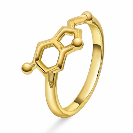 Sandra Lyng x Pan Jewelry - Ring i forgylt sølv serotonin, GLEDE