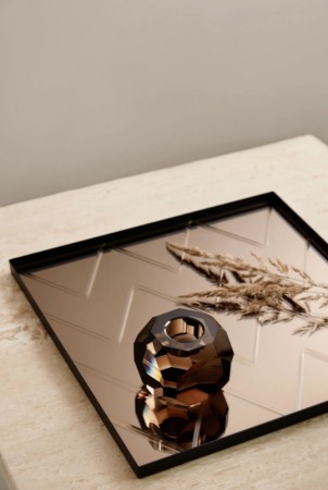 Specktrum - The Square Herringbone Tray, Bronze