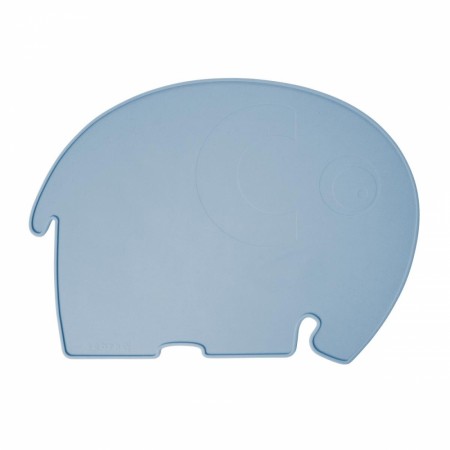 Sebra Silikone dekkbrikke, elefanten Fanto, powder blue