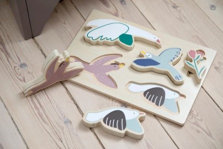 Sebra Puslespill i tre, Singing birds