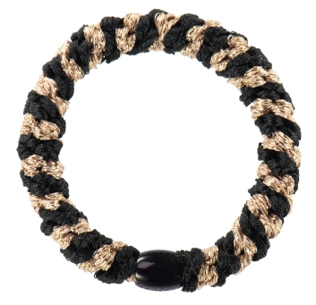 Kknekki Black - beige glitter stripe