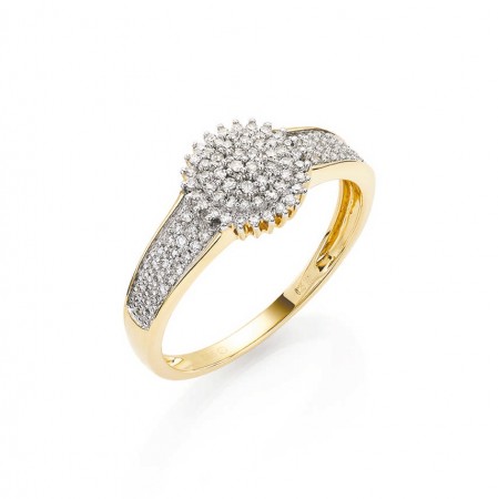 Gulldia - Grace Ring i gull m/dia 0,25 ct WSI