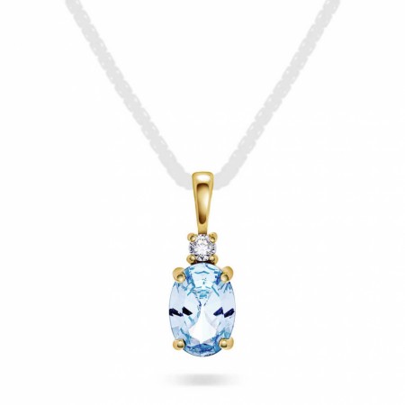 Pan Jewelry - Smykke i gull med blå spinell