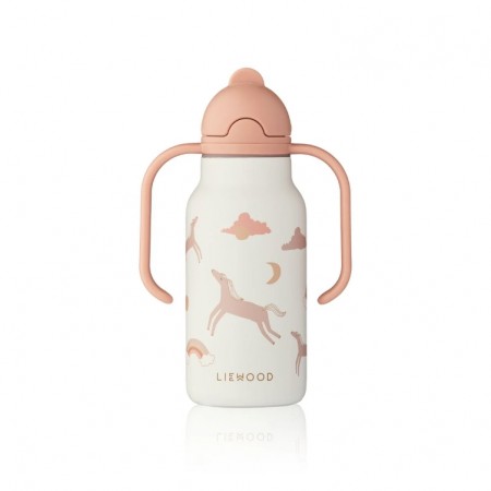 Liewood - Kimmie Drikkeflaske m/håndtak 250ml, Dream/Ecru