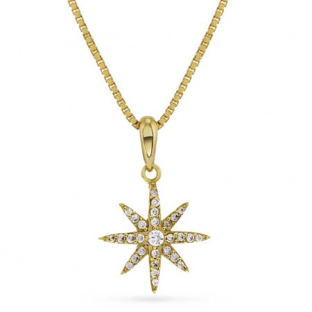Pan Jewelry - Janne Formoe Smykke med stjerne i zirkonia