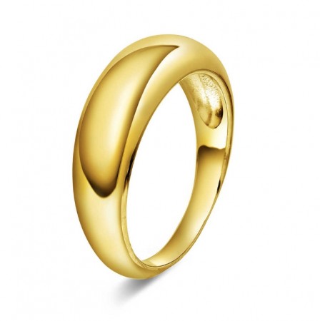 Pan Jewelry - Ring i forgylt sølv