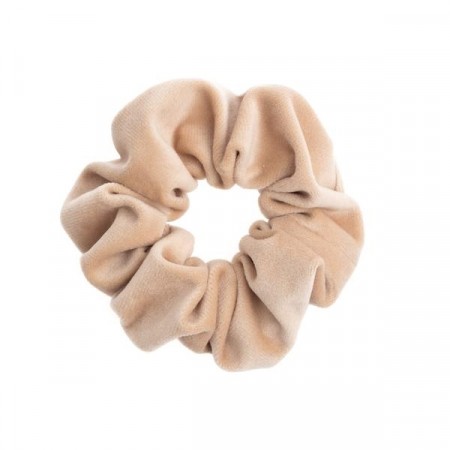Dark Department - Velvet Scrunchie, Camel