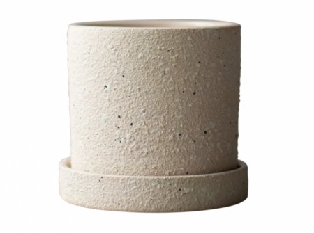 DBKD - Grow Pot Ø10cm, Creme Structure