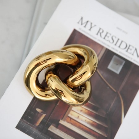 Cooee Design - Knot Table Small, Gold