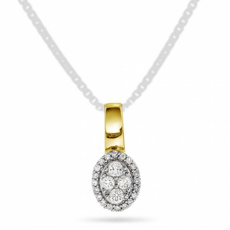 Pan Jewelry - Anheng i gull med diamanter 0,15ct WP