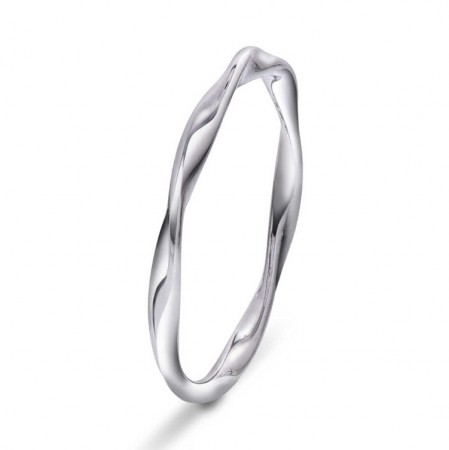 Pan Jewelry - Ring i sølv bølge