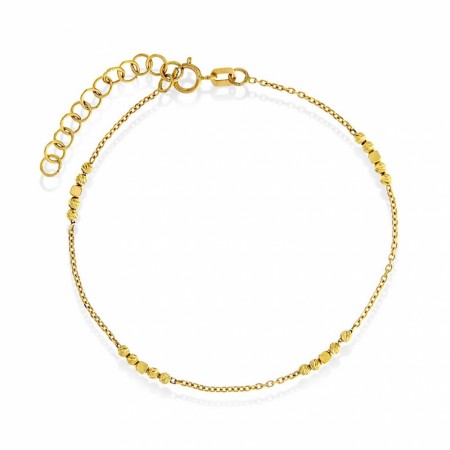 Pan Jewelry - Armbånd i gull med kuler, 19 cm